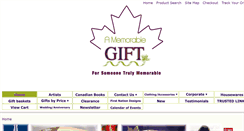 Desktop Screenshot of amemorablecanadiangift.com